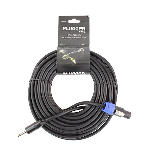 Plugger Câble HP 2 x 1.5mm² Jack Mâle - Speakon Mâle 15m Easy