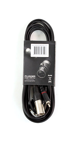 Câble Bretelle XLR Mâle 3b - RCA Mâle 3m Easy Plugger