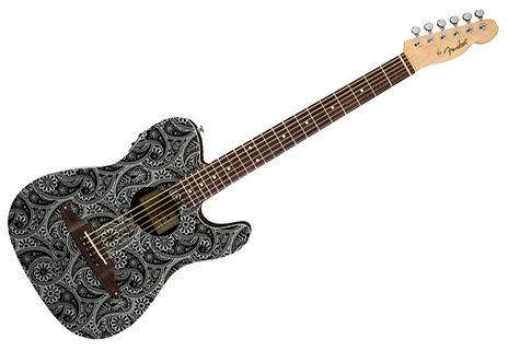 Fender Standard Telecoustic Black Paisley