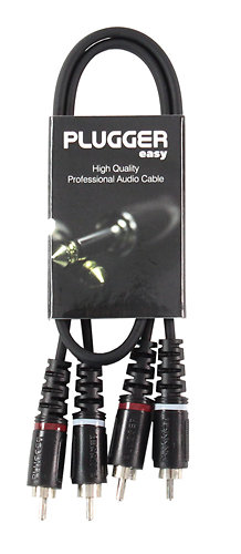 Plugger Câble Bretelle RCA Mâle - RCA Mâle 0.60m Easy