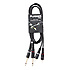Câble Bretelle RCA Mâle - Jack Mâle Mono 1.50m Easy Plugger