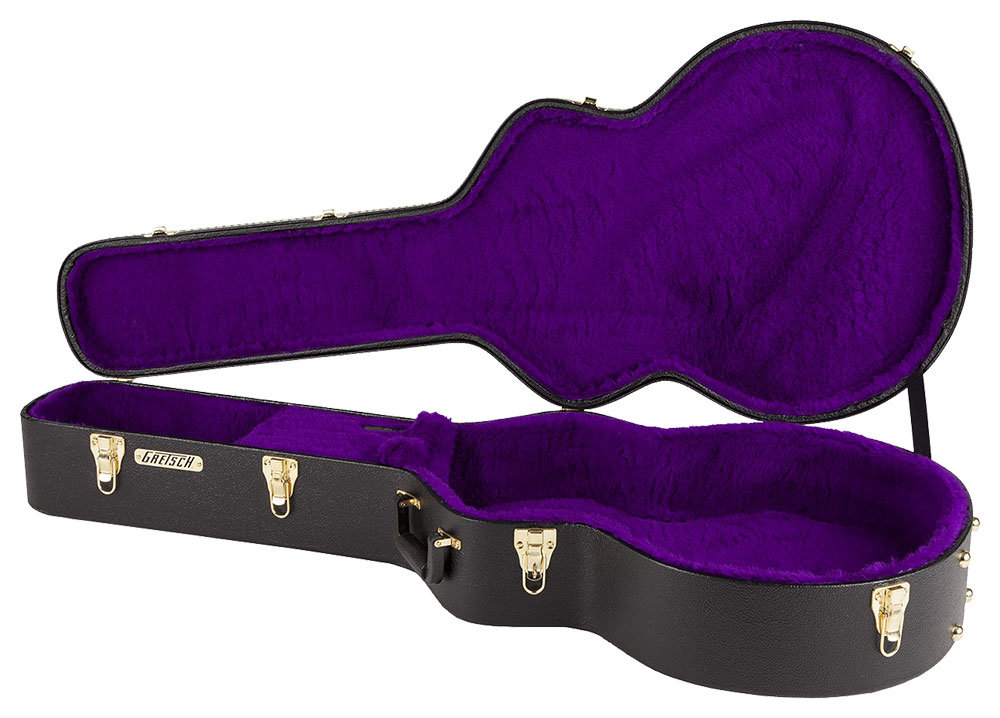 purple guitar case