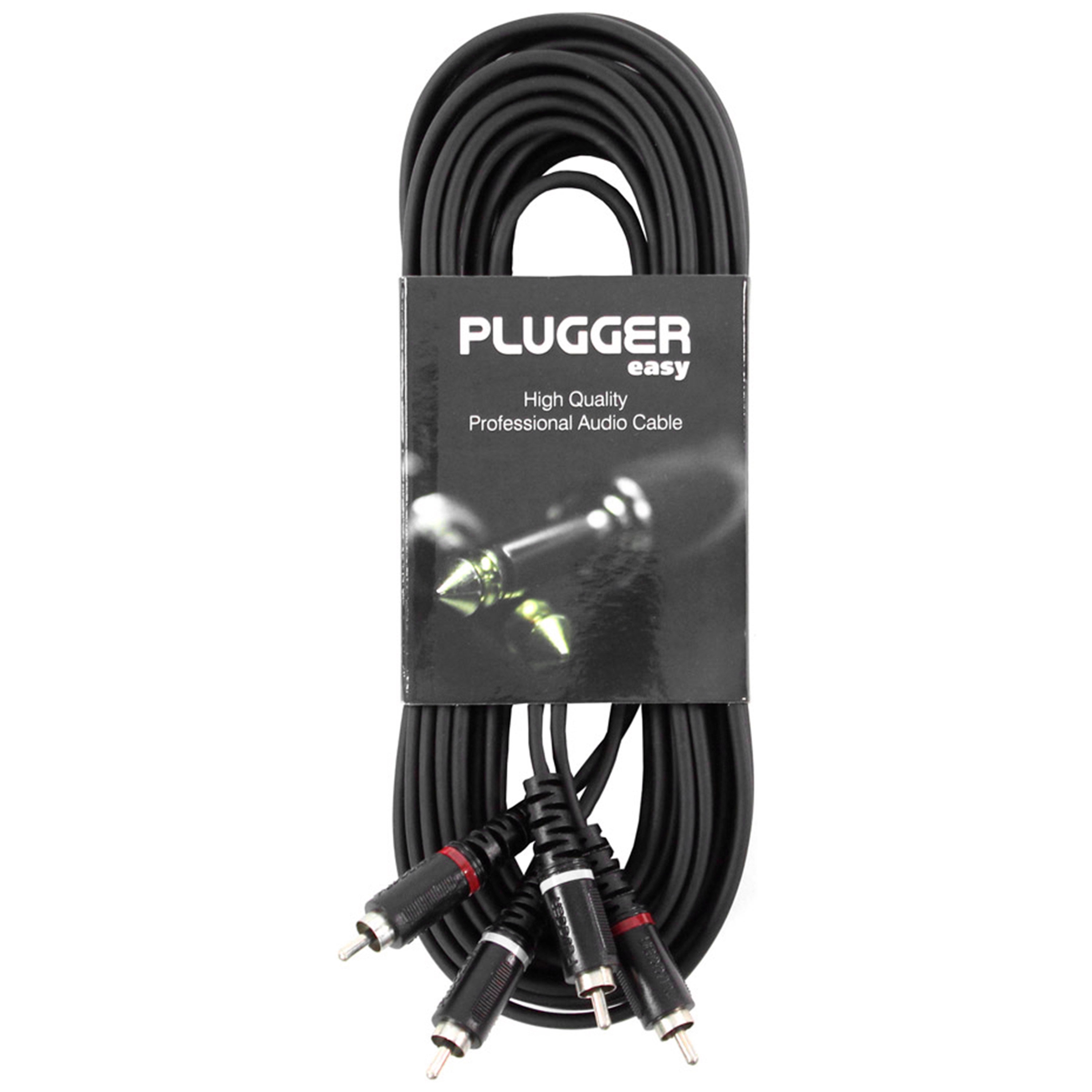 Plugger Câble Bretelle RCA Mâle - RCA Mâle 10m Easy - Cable gemelos ...