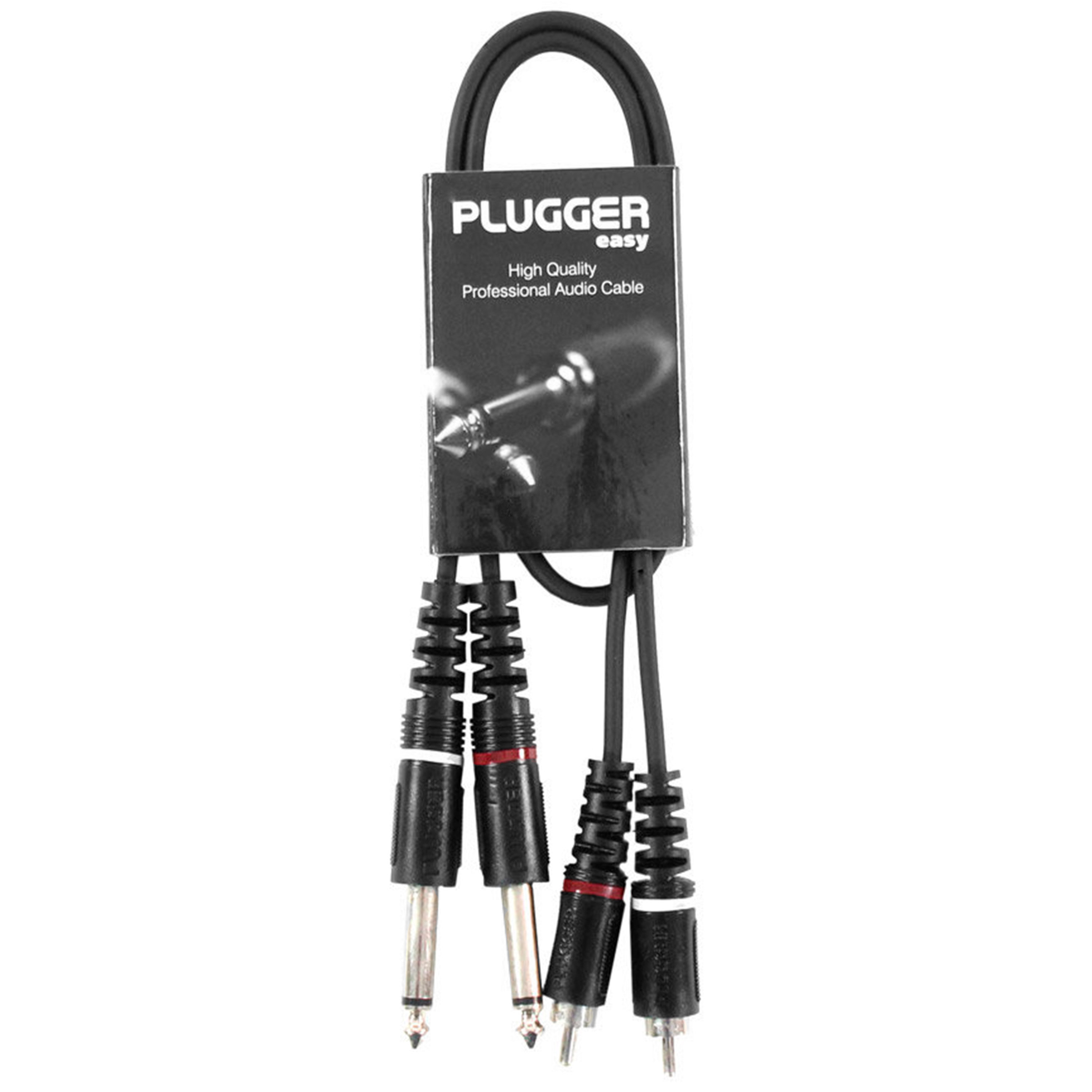Plugger Câble Bretelle XLR Mâle 3b - Jack Mâle Mono 0.60m Elite - Câble bretelle Plugger Câble Bretelle XLR Mâle 3b - Jack Mâle Mono 0.60m Elite - Câble bretelle