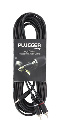 Plugger Câble Y Mini Jack Mâle Stéréo - RCA Mâle 6m Easy