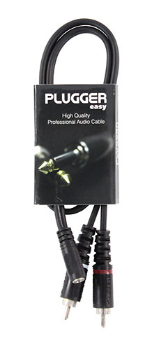 Câble Y Mini Jack Femelle Stéréo - RCA Mâle 0.60m Easy Plugger