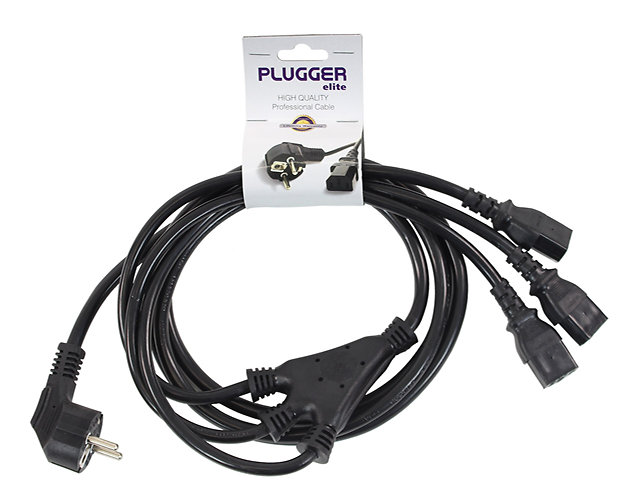 Câble d'alimentation 3 IEC Femelles - PC16 2m40 Elite Plugger