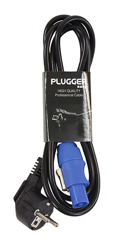 Plugger Câble d'alimentation Powercon norme EU 1.8m Easy