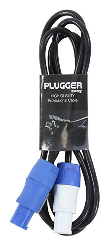 Plugger Câble d'alimentation Powercon Mâle - Mâle 1.8m Easy
