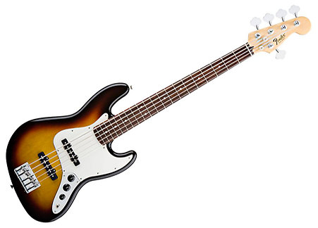 Standard Jazz Bass V Brown Sunburst Fender