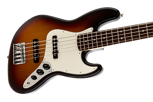 Standard Jazz Bass V Brown Sunburst Fender