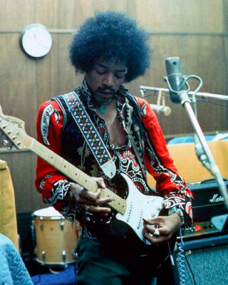 Jimi Hendrix Signature Strat Black Fender