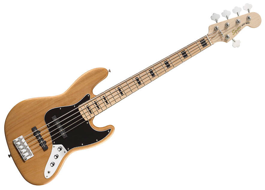 Vintage Modified Jazz Bass V Natural Squier by FENDER