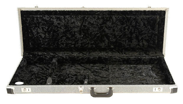 Deluxe Strat/Tele Case Black Tweed Black Interior Fender