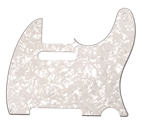 4-Ply White Pearl 8-Hole Telecaster Pickguard Fender