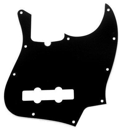 Fender 3-Ply Black 10-Hole Jazz Bass Pickguard