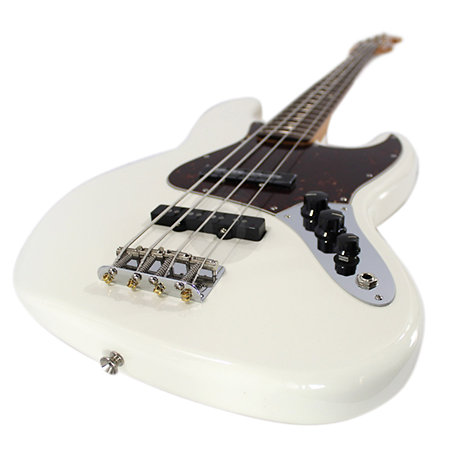 Vintage Modified Jazz Bass Olympic White Squier by FENDER