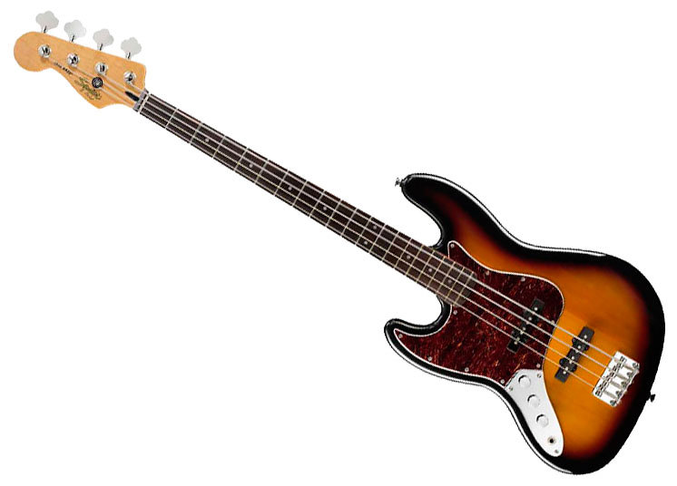 Vintage Modified Jazz Bass Left-Handed 3-Color Sunburst Squier by FENDER