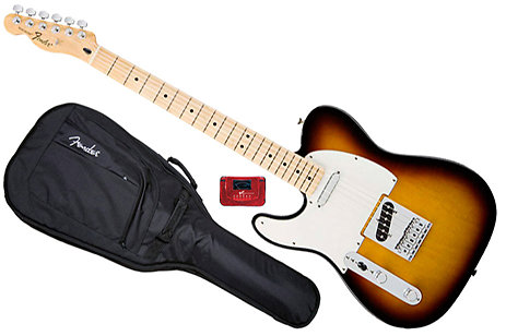 Fender Standard Telecaster LH Brown Sunburst Bundle