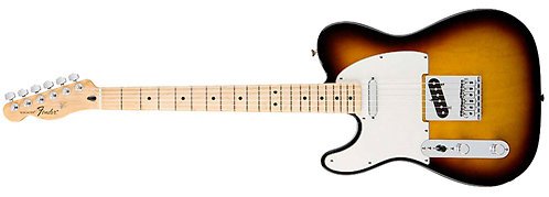 Fender Standard Telecaster LH Brown Sunburst Bundle