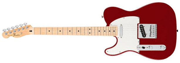 Fender Standard Telecaster LH Candy Apple Red Bundle
