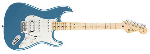Fender Standard Stratocaster HSS Lake Placide Blue Maple Bundle