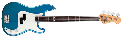 Standard Precision Bass Lake Placide Blue Rosewood Bundle Fender