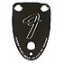 70s Vintage-Style 3-Bolt "F" Guitar Neck Plate Chrome Fender