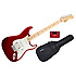 Standard Stratocaster HSS Candy Apple Red Maple Bundle Fender