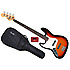 Standard Jazz Bass LH Brown Sunburst Rosewood Bundle Fender