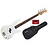 Standard Precision Bass Arctic White Rosewood Bundle Fender