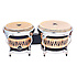 Aspire Accent Wood Bongos Scarab/Chrome LPA601-SCC Latin Percussion