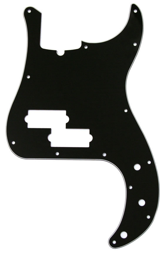 p bass metal pickguard