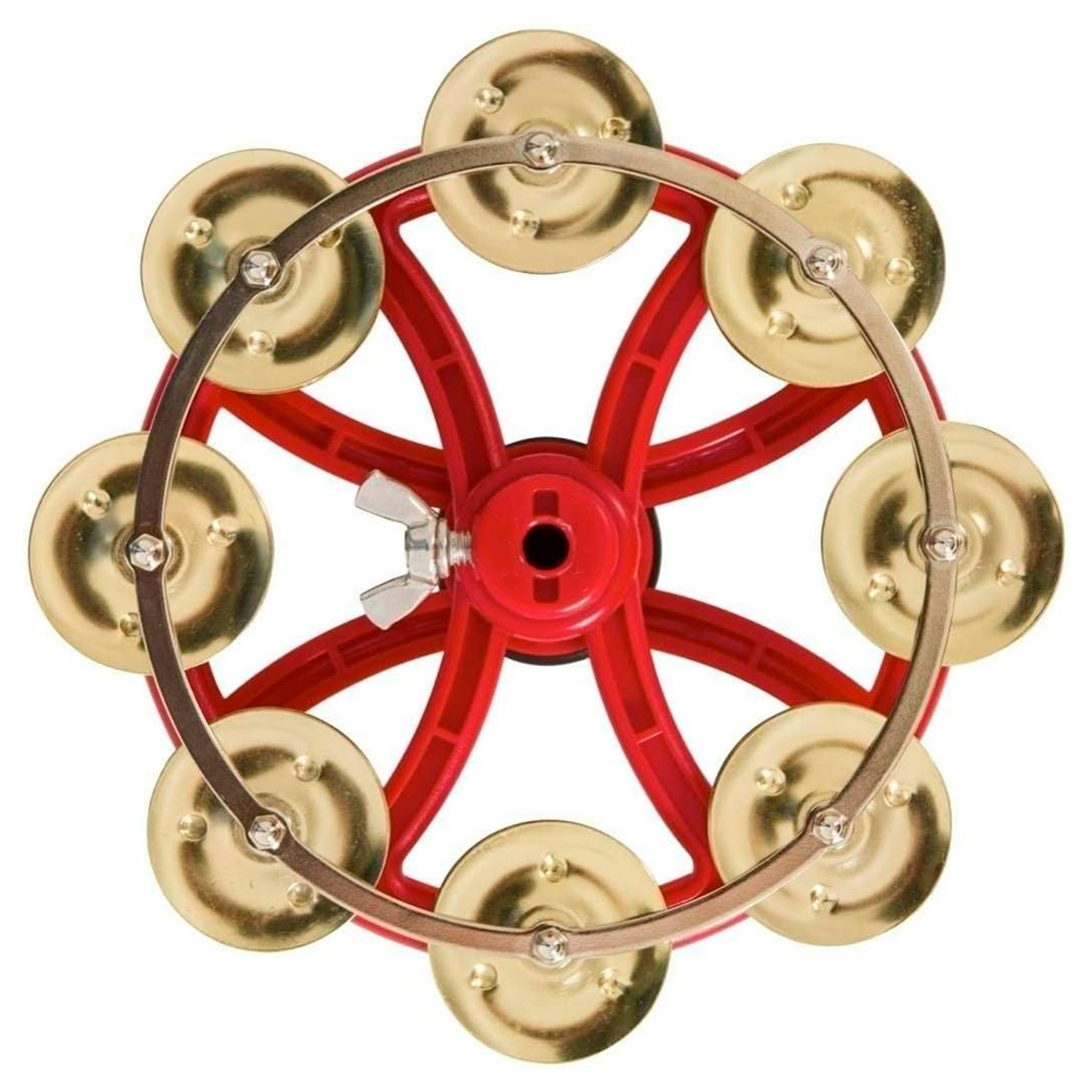 Latin Percussion LP193 Click HiHat Tambourine Nickel Plated Steel