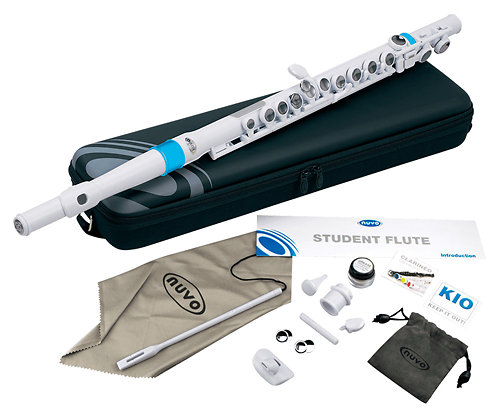 Nuvo Student Flute White/Blue