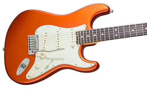 American Elite Stratocaster Rosewood Autumn Blaze Metallic Fender