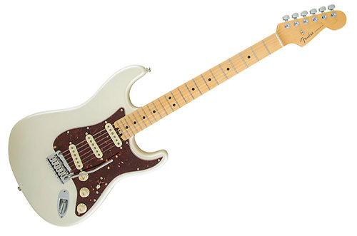 American Elite Stratocaster Maple Olympic Pearl Fender