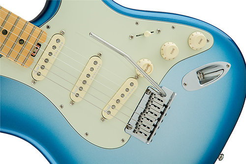 American Elite Stratocaster Maple Sky Burst Metallic Fender