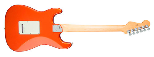 American Elite Stratocaster Maple Autumn Blaze Metallic Fender