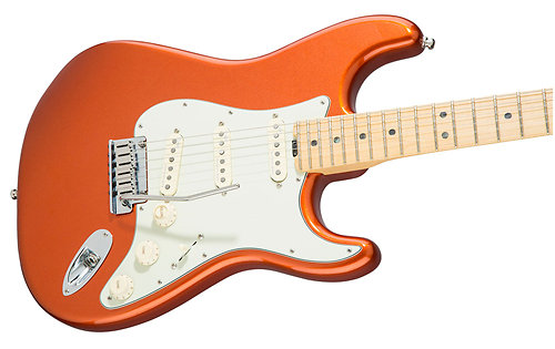 American Elite Stratocaster Maple Autumn Blaze Metallic Fender
