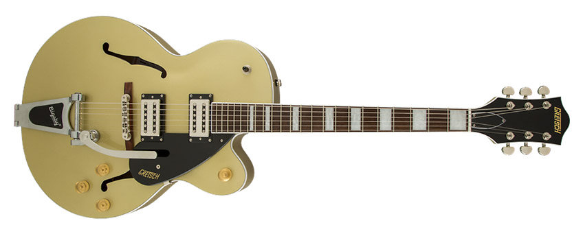 Gretsch Guitars G2420T Streamliner Hollow Body with Bigsby Broad'Tron Pickups Gold dust