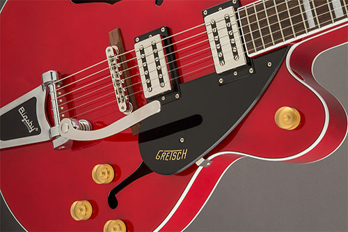 G2420T Streamliner Hollow Body with Bigsby Broad'Tron Pickups Flagstaff Sunset Gretsch Guitars