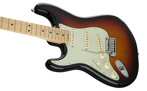 American Elite Stratocaster LH Maple 3-Color Sunburst Fender