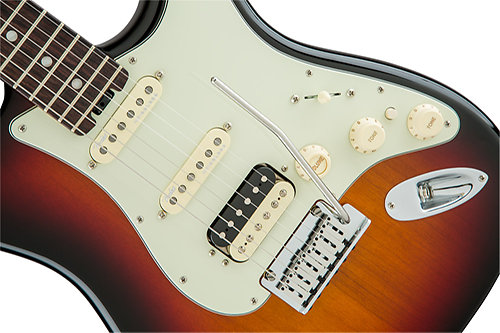 American Elite Stratocaster Shawbucker Rosewood 3-Color Sunburst Fender