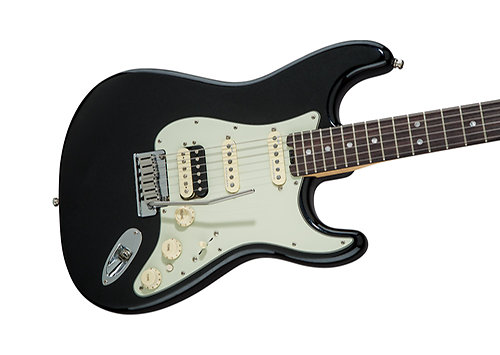 American Elite Stratocaster Shawbucker Rosewood Mystic Black Fender