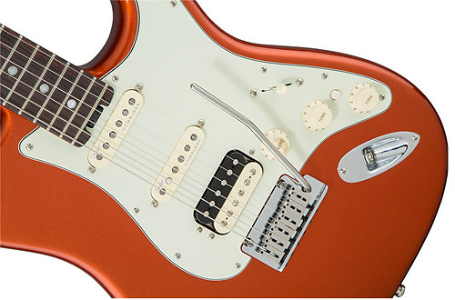 American Elite Stratocaster Shawbucker Rosewood Autumn Blaze Metallic Fender