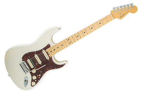 Fender American Elite Stratocaster Shawbucker Maple Olympic Pearl