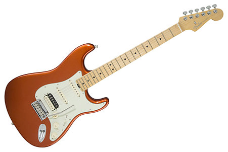 Fender American Elite Stratocaster Shawbucker Maple Autumn Blaze Metallic