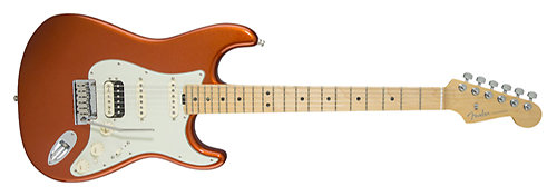 Fender American Elite Stratocaster Shawbucker Maple Autumn Blaze Metallic