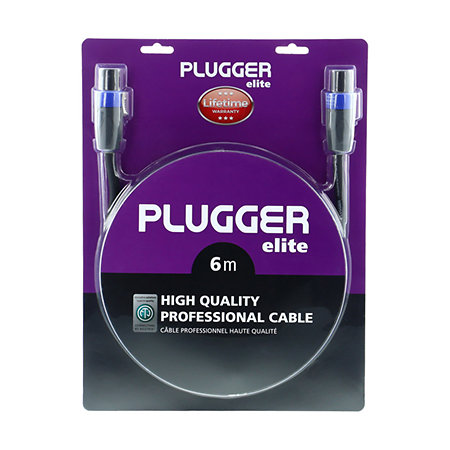 Plugger Câble HP 2 x 2.5mm² Speakon Mâle - Speakon Mâle 6m Elite